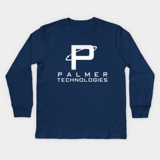 Palmer Technologies - White Kids Long Sleeve T-Shirt